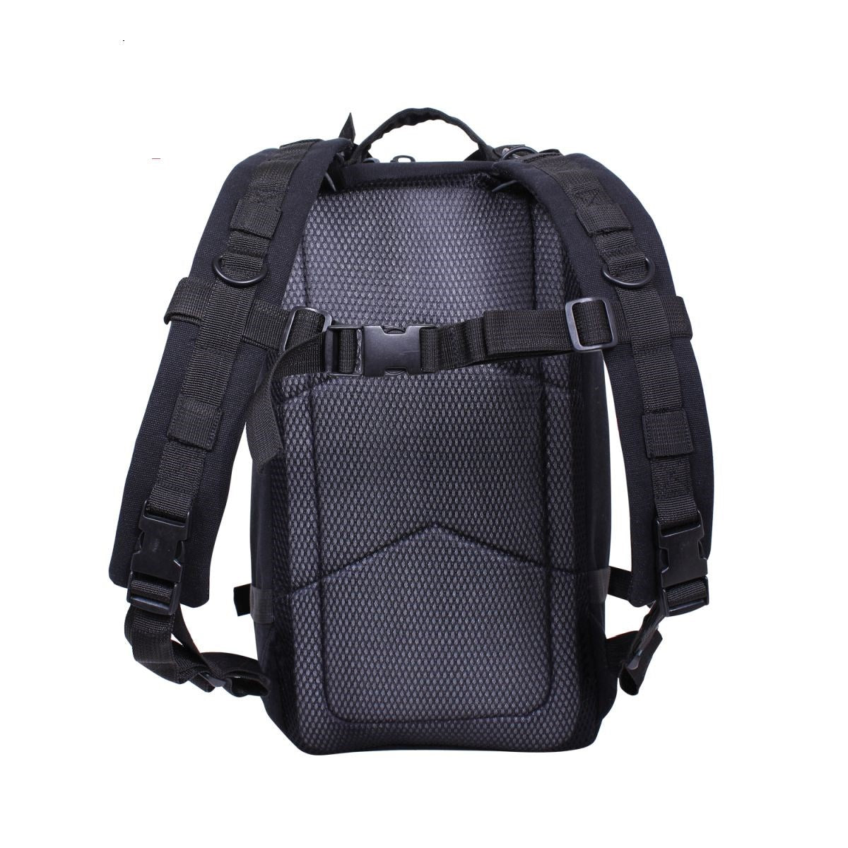 Mochila táctica TACTICANVAS GO PACK verde, 25 L, lona de algodón, tirantes y respaldo acolchados, bolsillos con cremallera