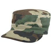 Gorra Fatigue Woodland tipo BDU estilo US Army vista frontal