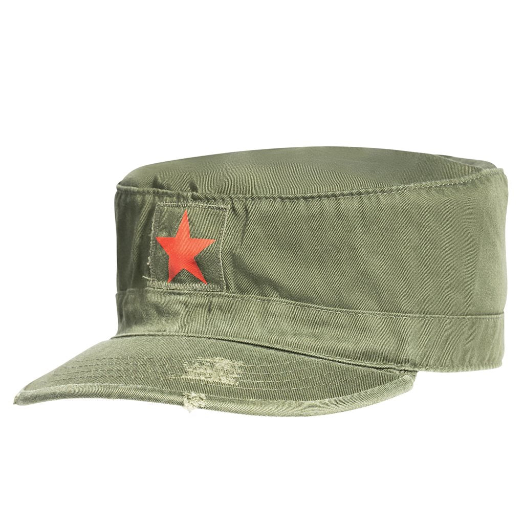 Gorra VAGE FATIGUE Red Star verde estilo BDU de Rothco
