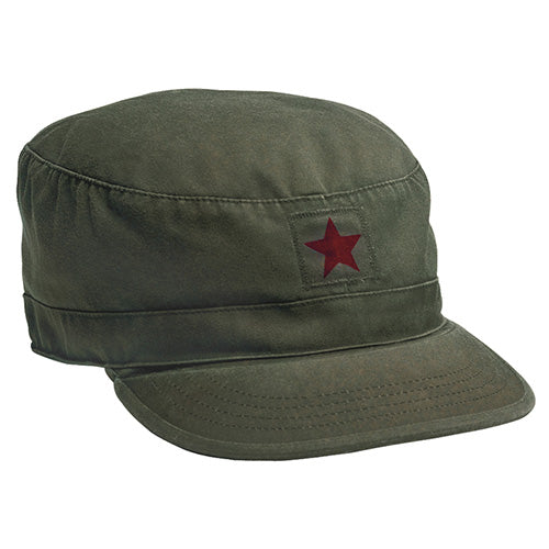 Gorra VAGE FATIGUE Red Star verde estilo BDU de Rothco