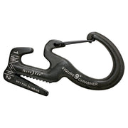 Mosquetón FIGURE 9 negro, para cuerdas 3-9 mm, capacidad 67,5 kg