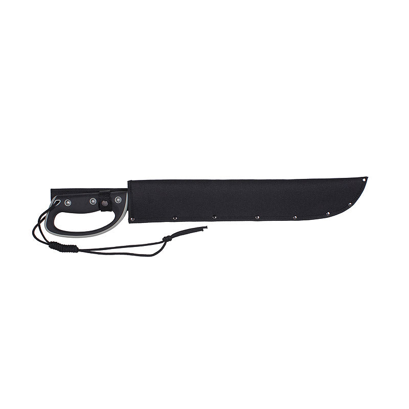 Machete SAWBACK hoja 45 cm acero 3Cr13 con sierra y funda de poliester