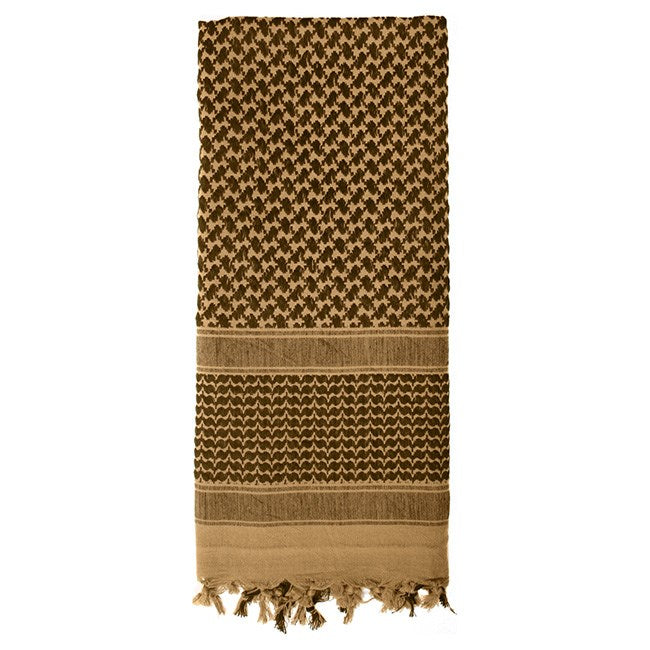 Shemagh oliva 105 x 105 cm, pañuelo de algodón