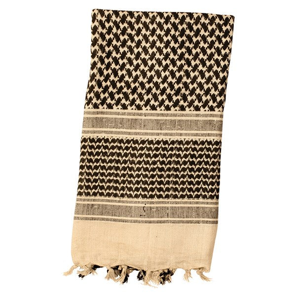 Shemagh oliva 105 x 105 cm, pañuelo de algodón