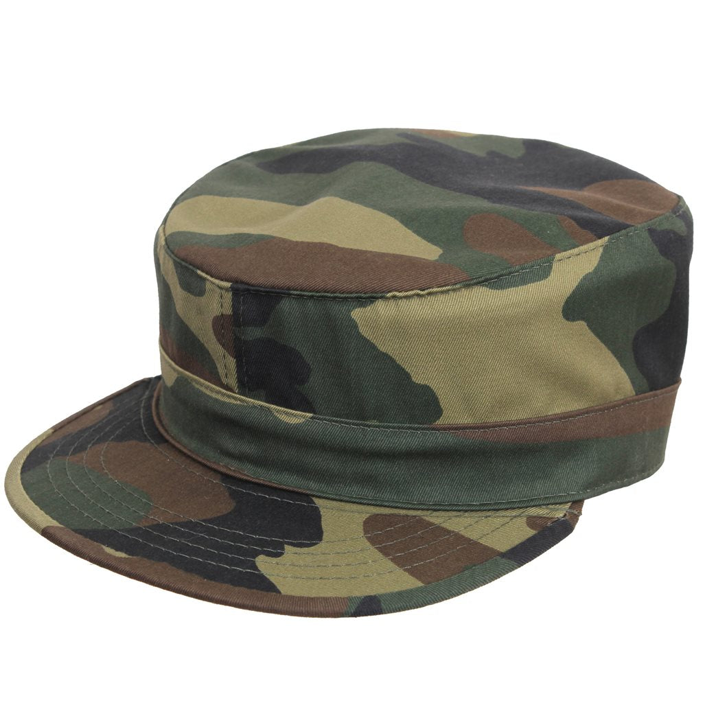 Gorra FATIGUE ajustable Woodland, gorra clásica US Army tipo BDU con cierre de velcro