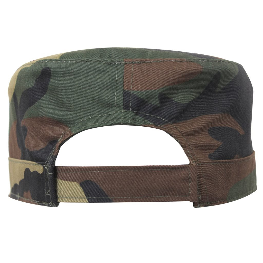 Gorra FATIGUE ajustable Woodland, gorra clásica US Army tipo BDU con cierre de velcro