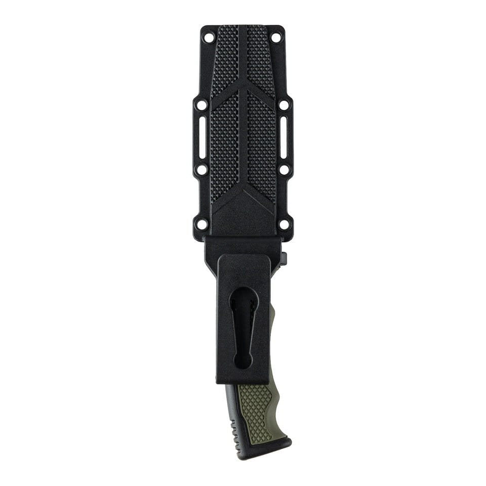 Cuchillo BUSHHAWK de hoja fija con funda de cinturón