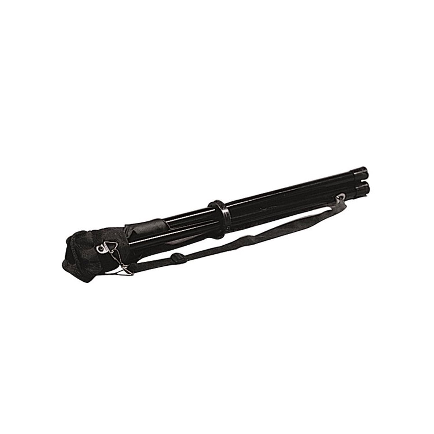 Taburete trípode plegable negro, altura aprox. 48 cm, carga máxima 85 kg