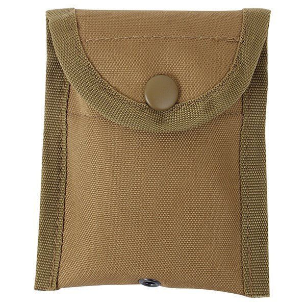 Funda MOLLE para brújula COYOTE, tamaño 11,5 x 12,5 cm, color coyote