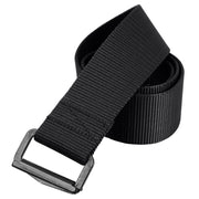 Cinturón RIGGERS negro de nylon Denier, ancho 4,5 cm, hebilla pasadora y cierre schý zip