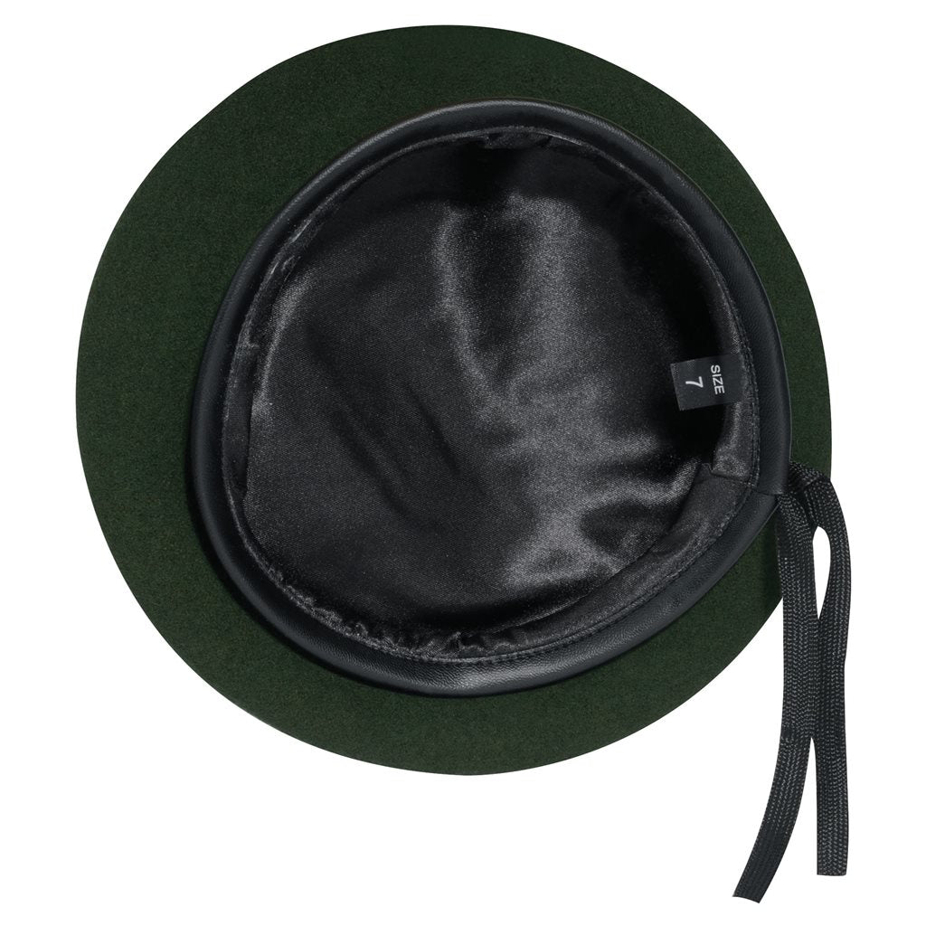 Boina MONTY de lana Rothco, boina con ribete de nylon y cordón ajustable