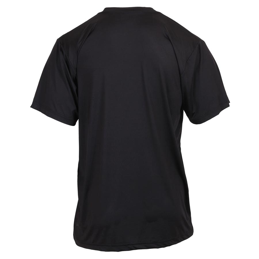 Camiseta negra con texto ARMY, ligera y transpirable