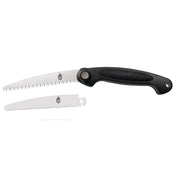 Sierra plegable Exchange-A-Blade negra con hojas inoxidables intercambiables