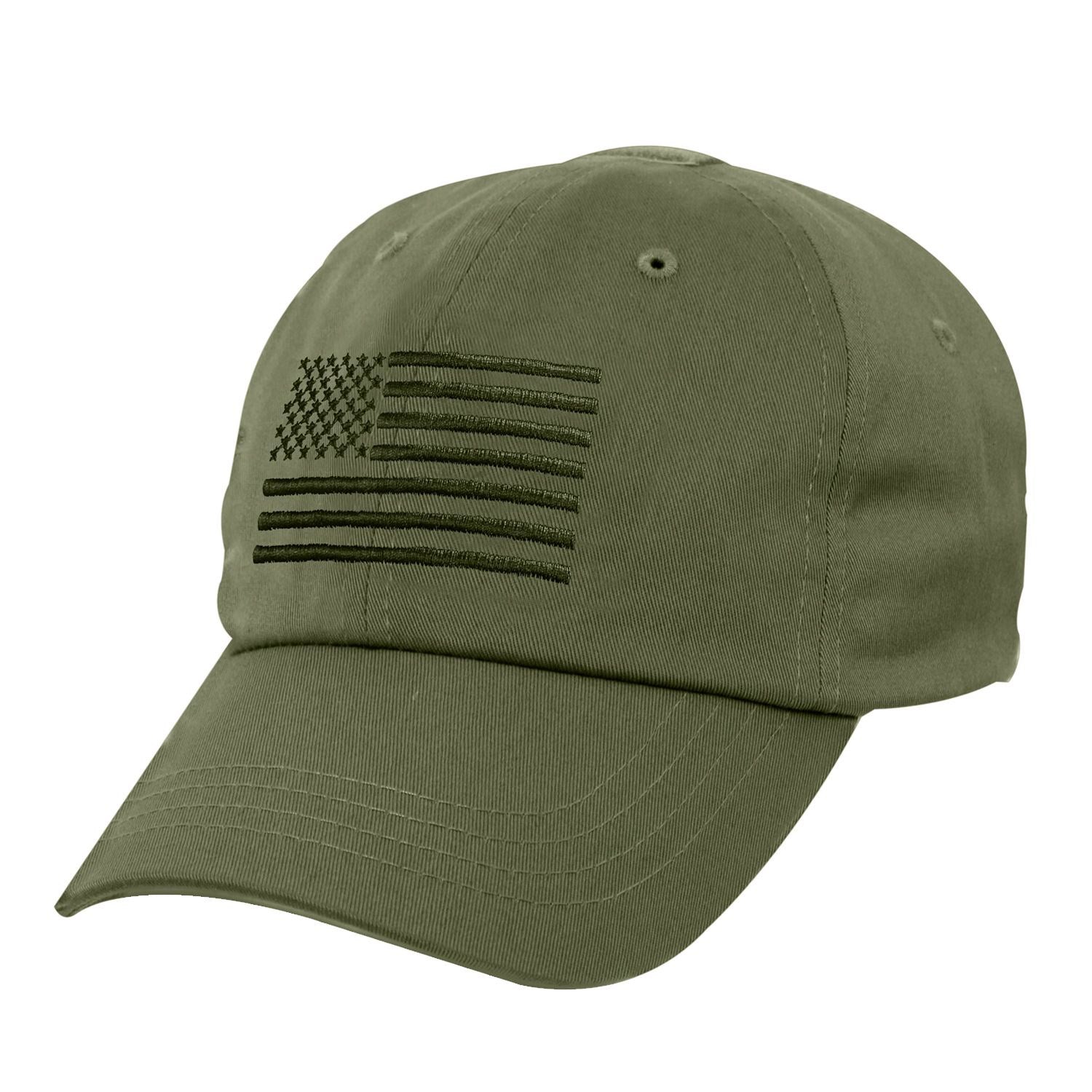 Gorra baseball TACTICAL OPERATOR negra con bandera EE. UU. - Rothco