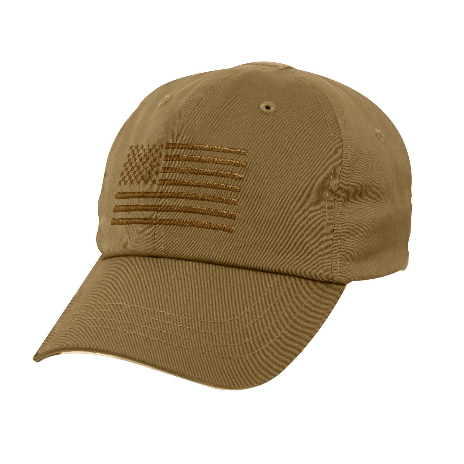 Gorra baseball TACTICAL OPERATOR negra con bandera EE. UU. - Rothco