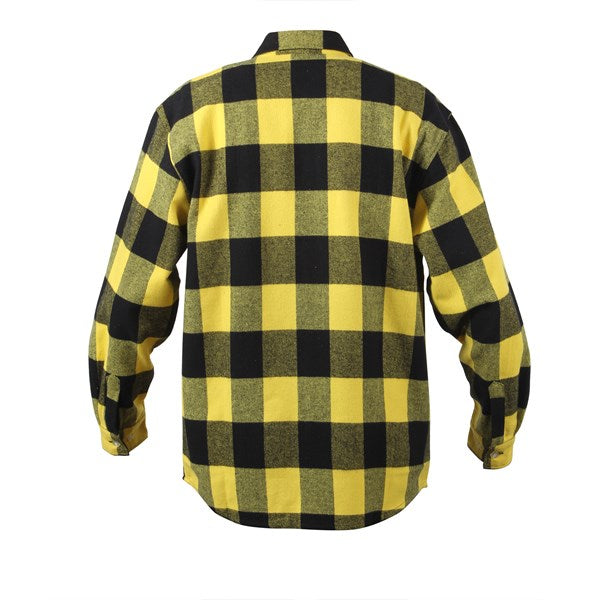 Camisa de franela a cuadros estilo leñador, resistente y duradera