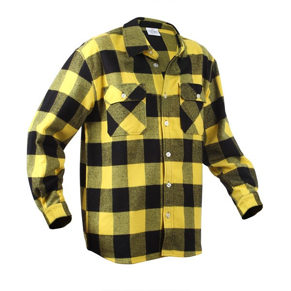 Camisa de franela a cuadros estilo leñador, resistente y duradera