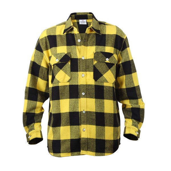 Camisa de franela a cuadros estilo leñador, resistente y duradera