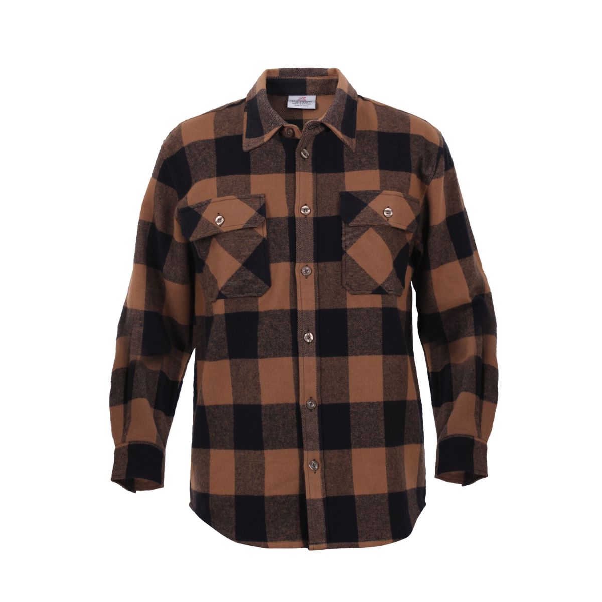 Camisa leñadora de franela a cuadros resistente