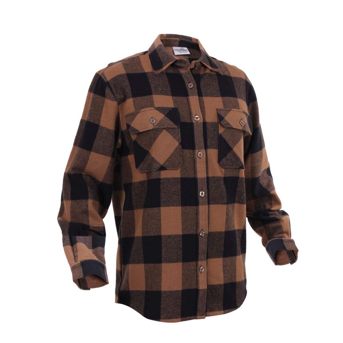 Camisa leñadora de franela a cuadros resistente
