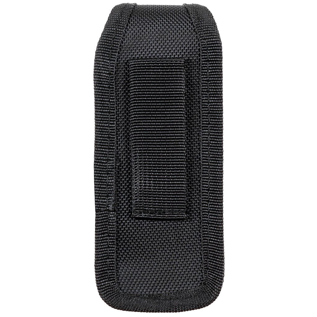 Funda DELUXE negra para cuchillo, cierre a presión, tamaño aprox. 13 x 4 x 1,5 cm