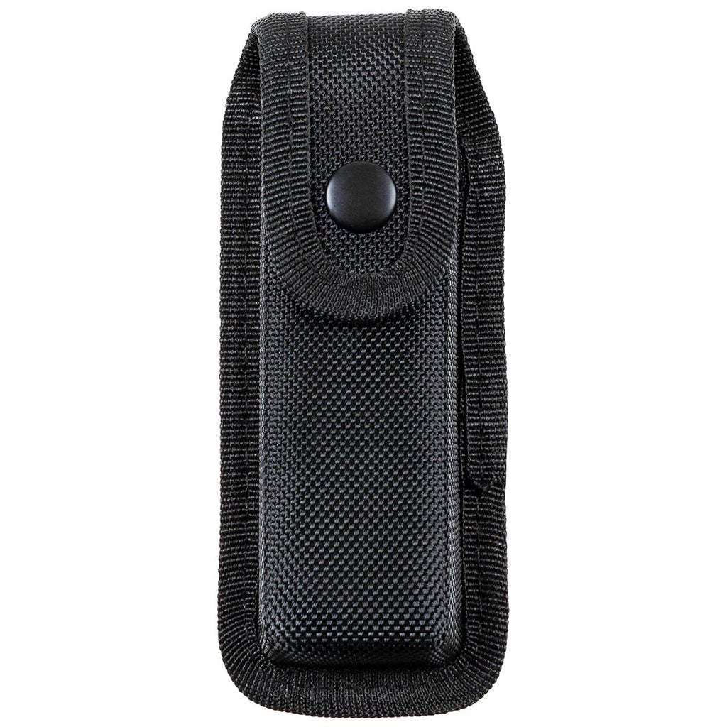 Funda DELUXE negra para cuchillo, cierre a presión, tamaño aprox. 13 x 4 x 1,5 cm