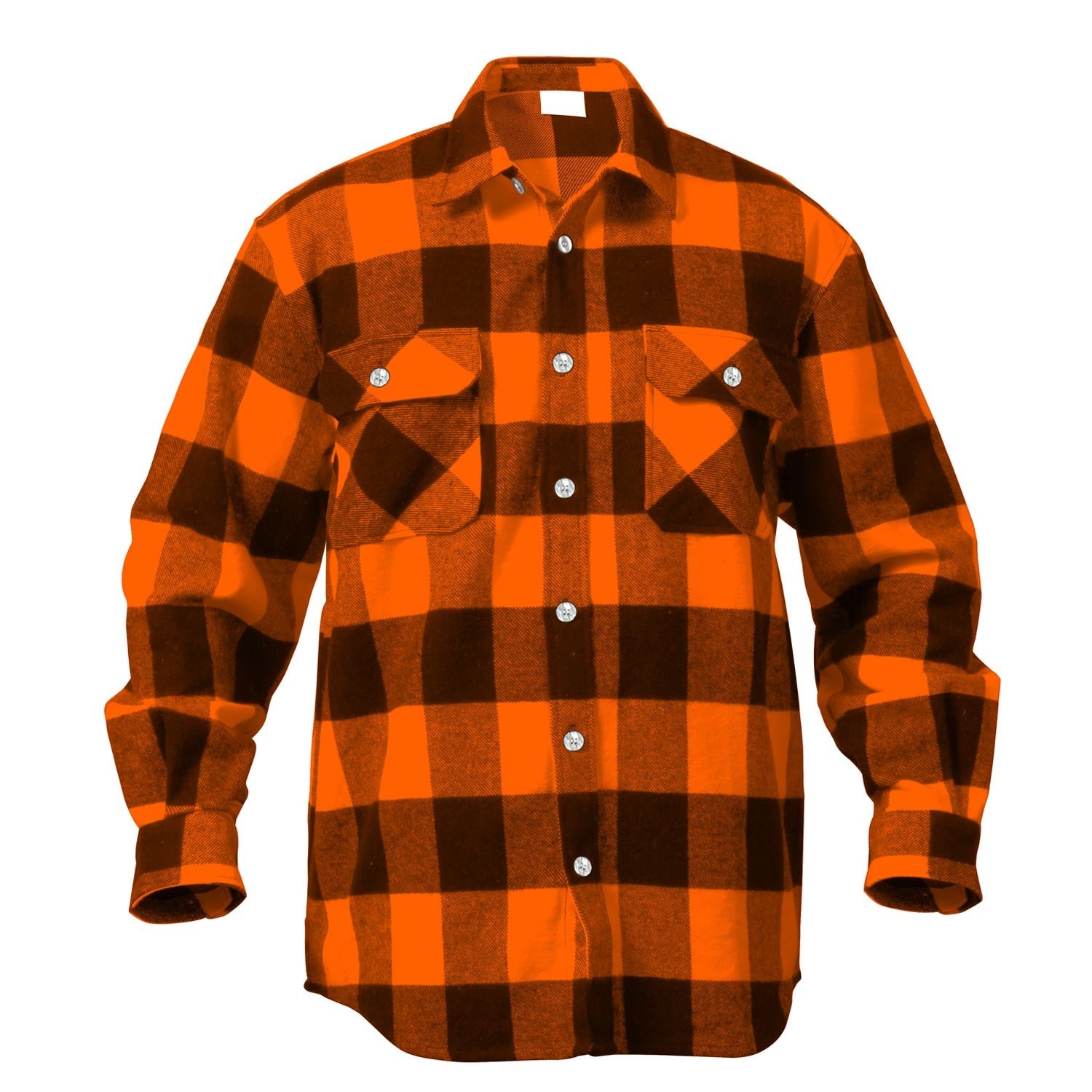 Camisa leñador de franela a cuadros 100% algodon