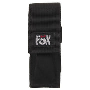Funda para cuchillo FOX en nylon negro, aprox. 11,5 x 3 x 3 cm