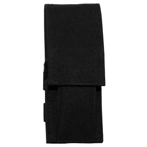 Funda de cinturón negra para navaja plegable 15 x 6 cm nylon