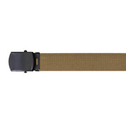 Cinturón COYOTE de algodón 32 mm con hebilla metálica negra (talla 135)