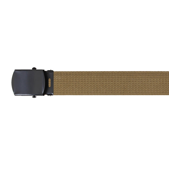 Cinturón COYOTE de algodón 32 mm con hebilla metálica negra (talla 135)