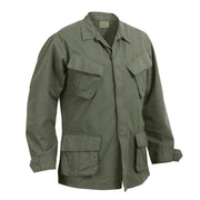 Chaqueta Fatigue Vietnam verde, reproducción con cuatro bolsillos exteriores