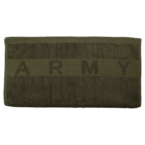Toalla rizo ARMY 100x50 cm verde militar