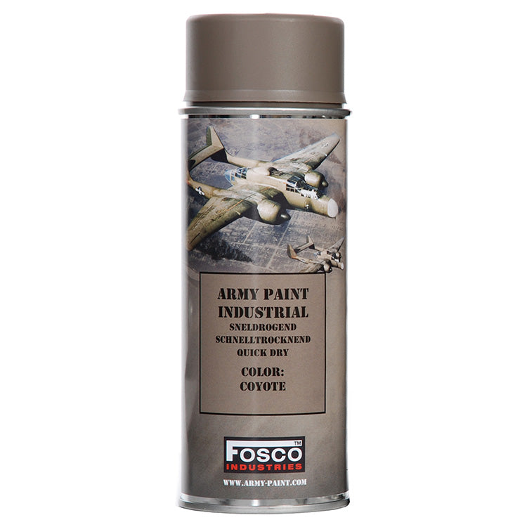 Pintura en spray COYOTE 400ml - marrón coyote para camuflaje, acabado mate