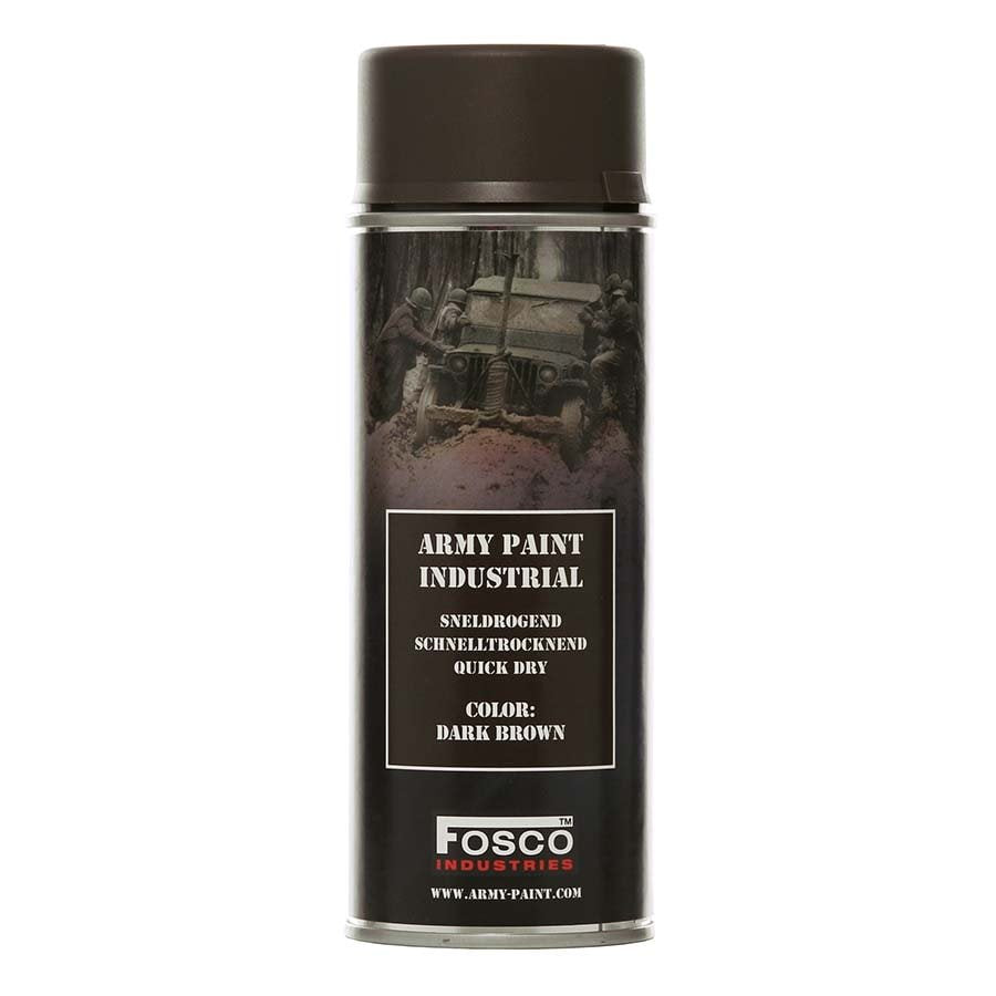 Bote de pintura en spray ARMY 400ml marrón oscuro