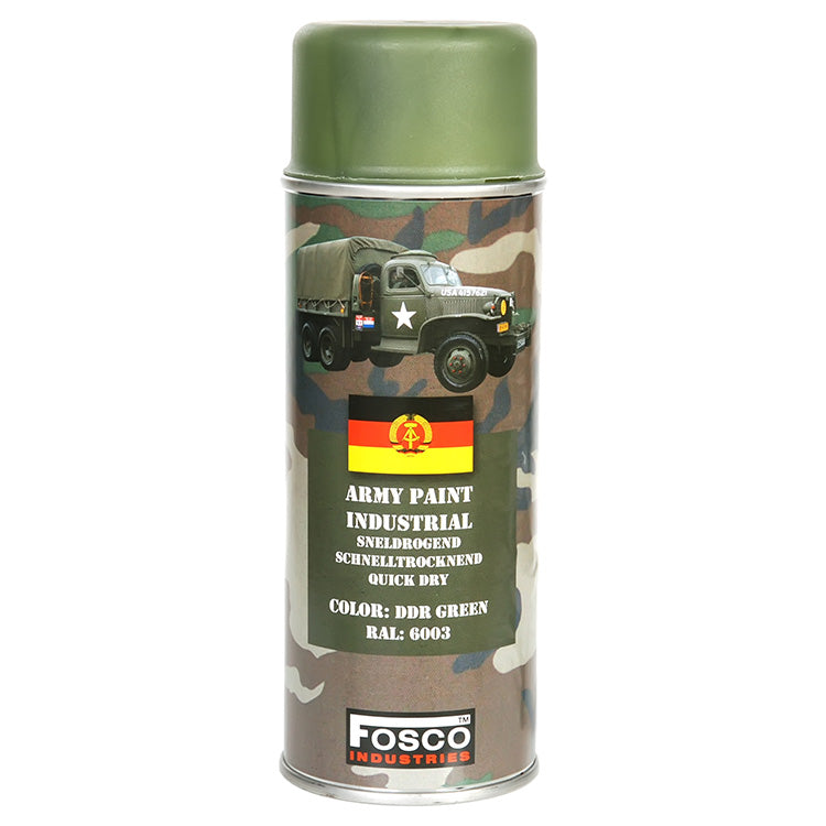 Spray pintura militar verde RAL 6003 400 ml para camuflar armas y equipo