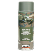 Lata de pintura ARMY en spray 400 ml verde inglés, acabado mate para camuflaje