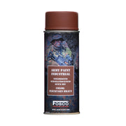Pintura en spray FLECKTARN marrón 400ml para camuflaje de armas y equipo, acabado mate