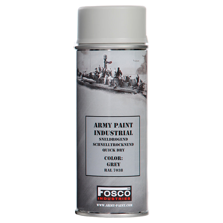 Lata de pintura ARMY en spray 400ml RAL 7038 gris