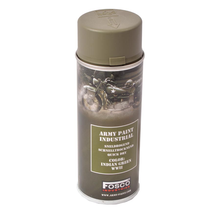 Lata de pintura en spray INDIAN GREEN 400 ml, vista frontal