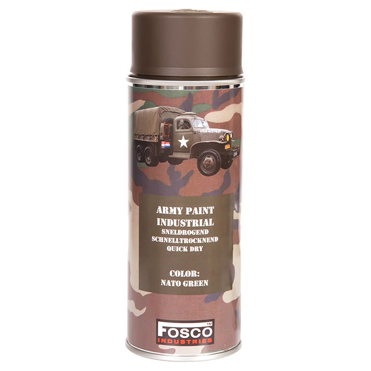 Pintura ARMY en spray 400 ml verde NATO