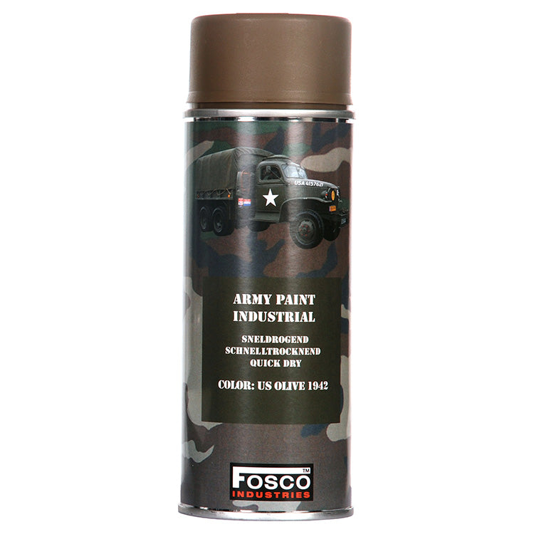 Spray 400ml pintura militar verde oliva US OLIVE 1942 - acabado mate