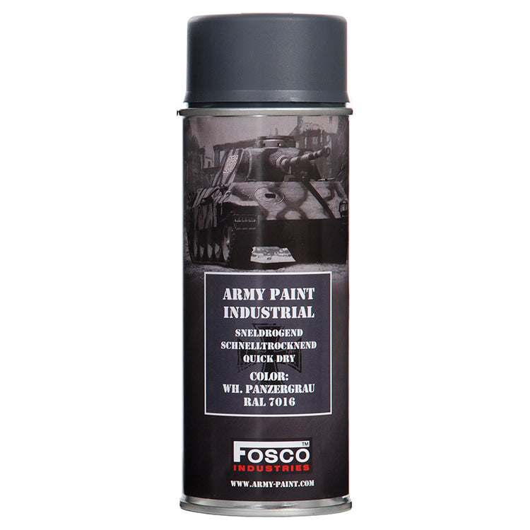 Aerosol de pintura ARMY en spray 400ml RAL 7016 Panzer Grau