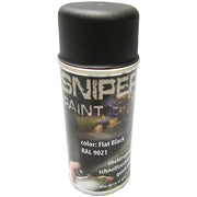 Spray de pintura ARMY 150ml RAL 9021 en negro mate