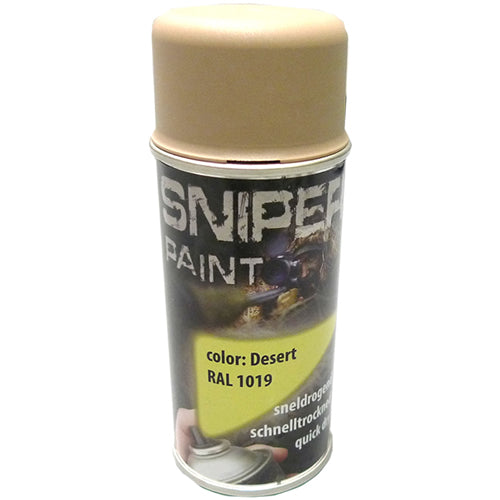 Pintura en spray ARMY 150 ml RAL 1019 Desert - color arena, acabado mate