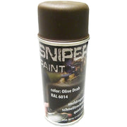 Spray pintura verde oliva RAL 6014 150ml para camuflaje de armas y equipo