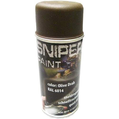 Spray pintura verde oliva RAL 6014 150ml para camuflaje de armas y equipo