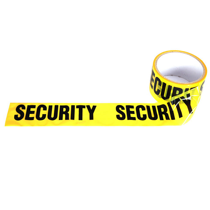 Cinta de seguridad de plástico con texto 'SECURITY', 48 mm x 30 m