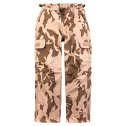 Pantalones infantiles rip-stop vz.95 DESERT con cuatro bolsillos y paneles de velcro