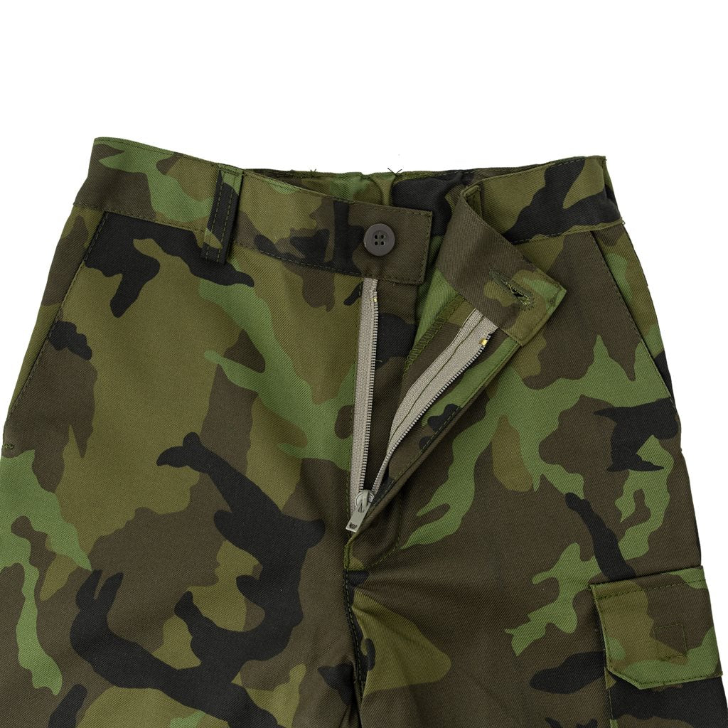 Pantalones infantiles vz.95 (les) con cremallera. Tejido AČR 250 g/m2. Nuevos, fabricados en República Checa